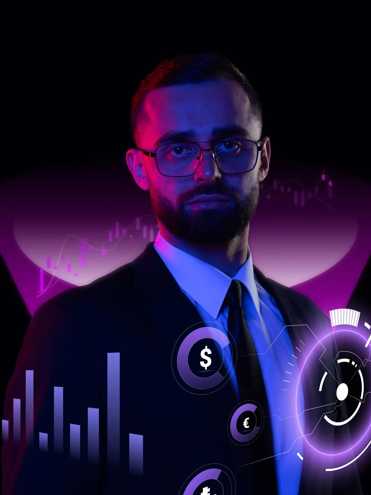 An analyst reviewing live market data